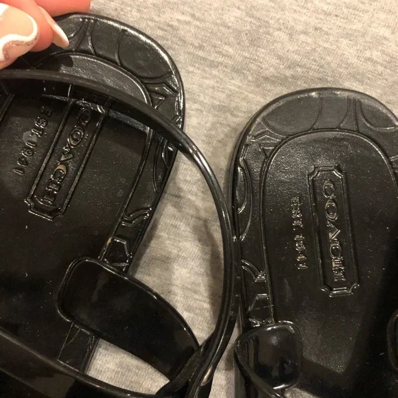 Coach Black Sandals - Picture 3 of 3